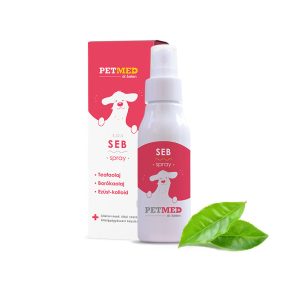   PetMed | Seb Spray | Ezüstkolloidos és teafaolajos fertőtlenítő spray kutyák, macskák és kisemlősök részére – 100 ml