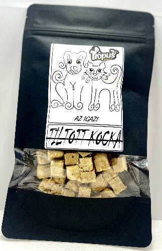 Trópus | Tiltott húsos kocka kutya-macska részére - 20g
