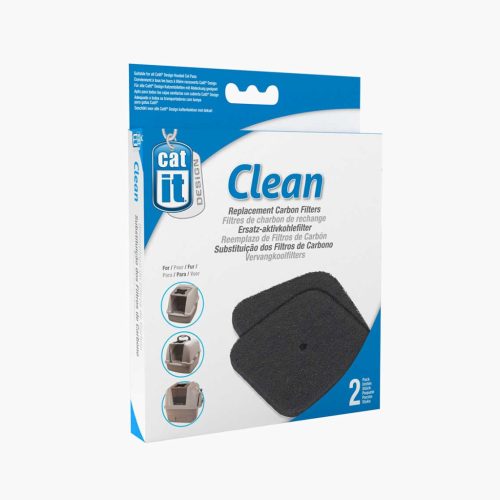 Catit | Carbon Filters - Pót szénszűrő betét macska wc-hez(Catit 50700, 50701, 50702, 50722, 50695, 50696) 2db