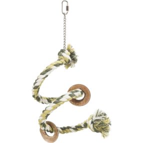   Trixie Spiral Rope Perch | Játék (kötél spirál) díszmadarak részére - 50 cm / 21 mm