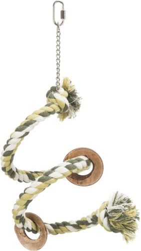 Trixie Spiral Rope Perch | Játék (kötél spirál) díszmadarak részére - 50 cm / 21 mm