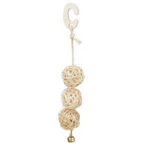   Trixie Rattan Balls | Játék (rattan labda) díszmadarak részére  - 3db / 24 cm