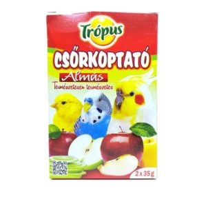   Trópus | Csőrkoptató - ízesített (alma) díszmadarak részére - 2x35 g