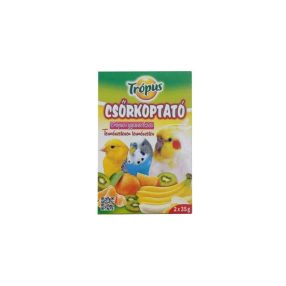   Trópus | Csőrkoptató - ízesített (trópusi gyümölcs) díszmadarak részére - 2x35g