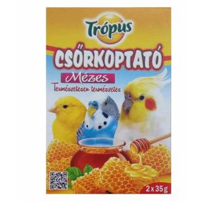  Trópus | Csőrkoptató - ízesített (mézes) díszmadarak részére - 2x35g