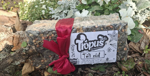 Trópus | Téli rúd | Energiadús téli magpogácsa kerti madaraknak – 2×140 g