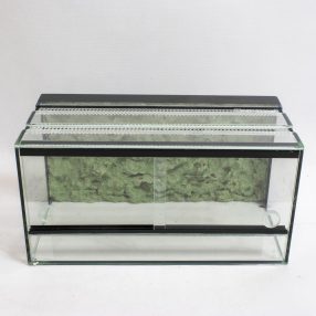   60 x 30 x 30 cm | Prémium minőségű terrárium | 2D sziklaháttérrel