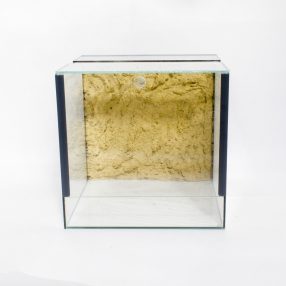   40 x 40 x 40 cm | Prémium minőségű terrárium | 2D sziklaháttérrel