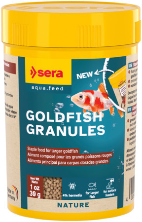 Sera Goldfish Granules | Színfokozó granulált alapeleség aranyhalak számára – 100 ml / 33g