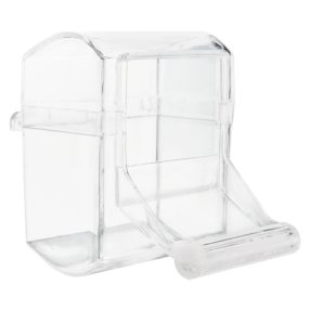   Trixie Bowl with Landing Perch | Műanyag etető (többféle színben) madarak részére - 70 ml / 7x7 cm