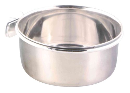 Trixie Bowl with Holder | Tál (fém, csavarozható) kalitkákba - 600 ml / 12 cm