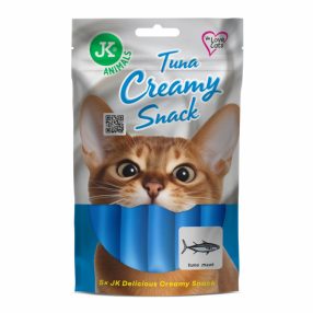   JK Animals | Tonhalkrémes csemege macskák részére – 5 x 15 g (75 g)