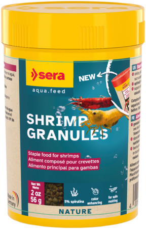 Sera Shrimps Granules Nature | Süllyedő granulátum garnélák számára – 100 ml / 55 g
