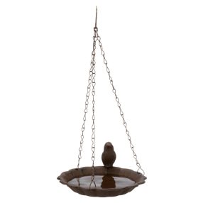   Trixie Bird Bath with bird | Kerti madárfürdő (barna) vadmadarak részére - 250 ml / 16 cm