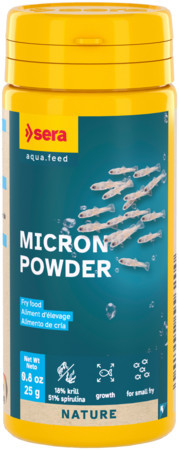 Sera Micron | Finom poreleség a legkisebb ivadékhalak és korallok számára – 50 ml / 25 g