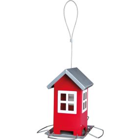   Trixie Bird Feeder | Vadmadár etető (ház forma,piros) - 19x20x19 cm