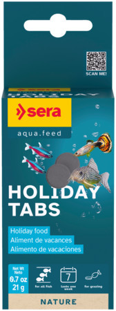 Sera Holiday | Hétvégi és üdülési haltáp – 10 db tabletta