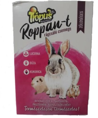 Trópus Roppan-t | Rágcsáló csemege | Zöldséges - 100 g