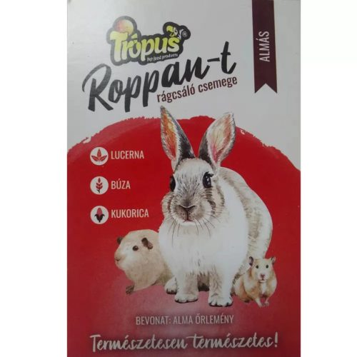 Trópus Roppan-t | Rágcsáló csemege | Almás - 100 g