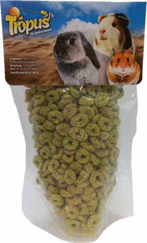 Trópus Lucernás Karika | Természetes kiegészítő eledel rágcsálóknak – 200 g