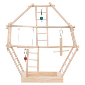   Trixie Wooden Ladder Playground | Játszótér létrával (fa) díszmadarak részére - 44x44x16 cm