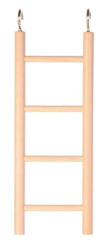  Trixie Wooden Ladder | Fa létra (4 fokos) díszmadarak részére - 20 cm