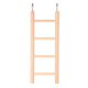  Trixie Wooden Ladder | Fa létra (4 fokos) díszmadarak részére - 20 cm