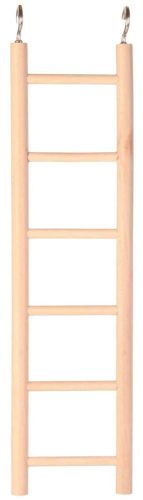Trixie Wooden Ladder | Fa létra (6 fokos) díszmadarak részére - 28 cm