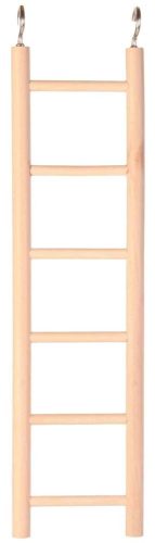 Trixie Wooden Ladder | Fa létra (6 fokos) díszmadarak részére - 28 cm