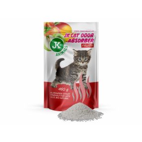   JK Gyümölcs illatú bentonit szagtalanító | Csomósodó macskaalom-adalék – 450 g