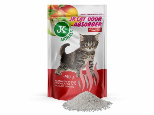 JK Gyümölcs illatú bentonit szagtalanító | Csomósodó macskaalom-adalék – 450 g