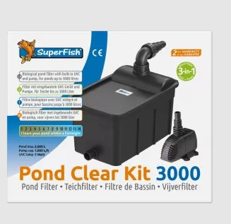 SuperFish | PONDCLEAR KIT 3000 | Víztisztító készükék szett 3000