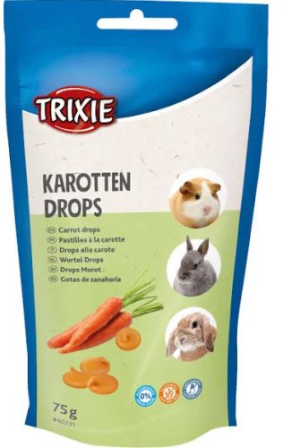 Trixie Pea Drops | Jutalomfalat rágcsálóknak | Répás - 75 g