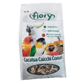   Fiory | Mixture for Cacatua Caicchi Conuri | Keverék eleség, kakadú, és nagy papagájoknak - 1 Kg