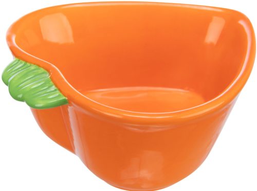 Trixie Ceramic Bowl Carrot | Répa formájú kerámia tál rágcsálóknak – 180 ml / 12 × 11 cm