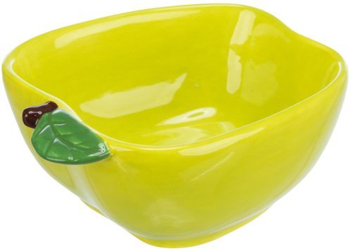 Trixie Ceramic Bowl Apple | Alma formájú kerámia tál rágcsálóknak – 180 ml / 12 × 11 cm