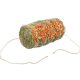 Trixie Hay Pendulum for Hanging with Pea and Carrot | Kiegészítő eledel rágcsálóknak | Borsó-sárgarépa - 250 g