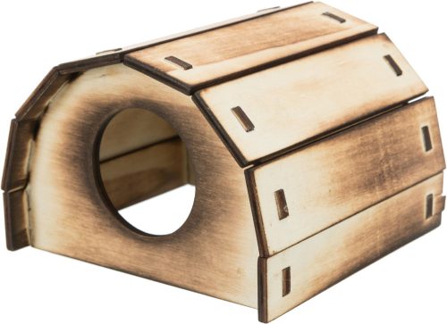 Trixie Wooden House | Faház (lángolt fa) egerek és hörcsögök részre - 13×9×12 cm