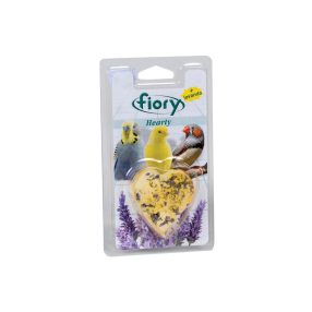   Fiory | Hearty for small birds | Kiegészítő szív alakú eleség, Egzotikus madaraknak - 45 g