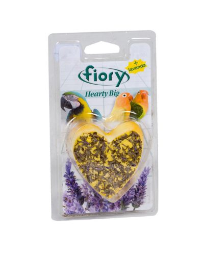 Fiory | Hearty BIG for big birds | Kiegészítő szív alakú eleség, Egzotikus madaraknak/Papagájoknak - 100 g