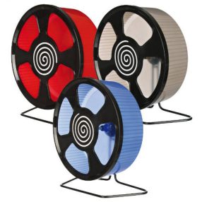   Trixie Exercise Wheel Plastic | Futókerék (vegyes színek) hörcsögök,deguk részére - 20 cm