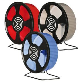   Trixie Exercise Wheel Plastic | Futókerék (vegyes színek) hörcsögök, deguk részére - 28 cm