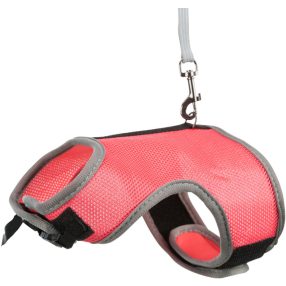   Trixie Soft | Hám és póráz szett (vegyes színek) nagyméretű nyulak részére - 25-40 cm