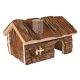 Trixie Hendrik Ház | Fából készült odú hörcsögök és deguk részére - 20x13x13 cm