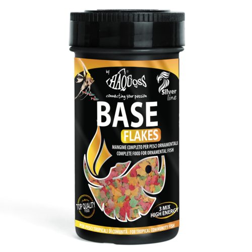 Haquoss | BASEFLAKE | Teljes értékű lemezes, akváriumi haltáp - 250 ml / 38 g