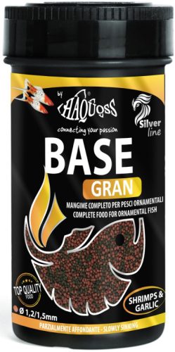 Haquoss | Base Gran | Teljes értékű granulált akváriumi haltáp - 250 ml
