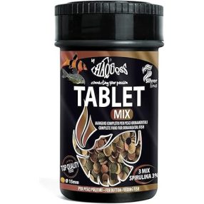   Haquoss | TABLET MIX | Süllyedő tabletta, fenék- és üvegtisztító haltáp - 250 ml / 90 g