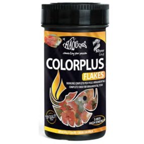   Haquoss | Color Plus Flakes | Teljes értékű lemezes táp édesvízi halaknak - 250 ml