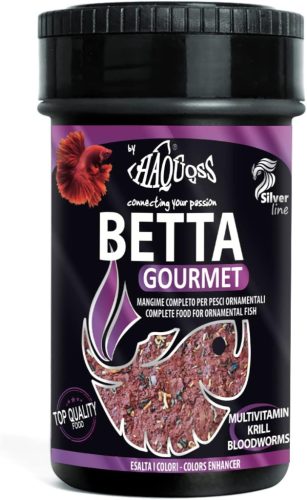 Haquoss | Betta Gourmet | Teljes értékű lemezes Betta halaknak - 100 ml