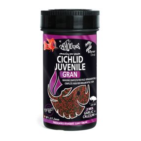  Haquoss | Cichlid Juvenile Gran | Teljes értékű granulátum sügerek számra - 250 ml